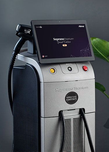ソプラノチタニウムSP Edition | 蓄熱式脱毛 | Alma lasers